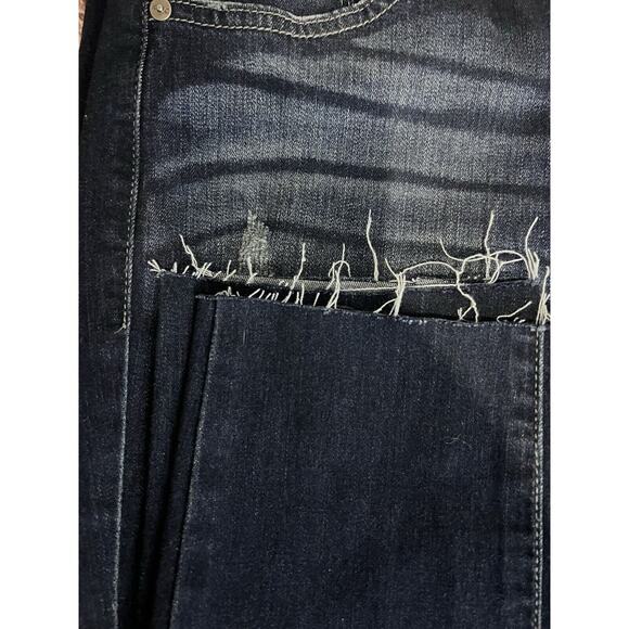 KANCAN Mid Rise Womans Size 28 Skinny Stretch Distressed Jeans #KC6034D - Picture 7 of 8